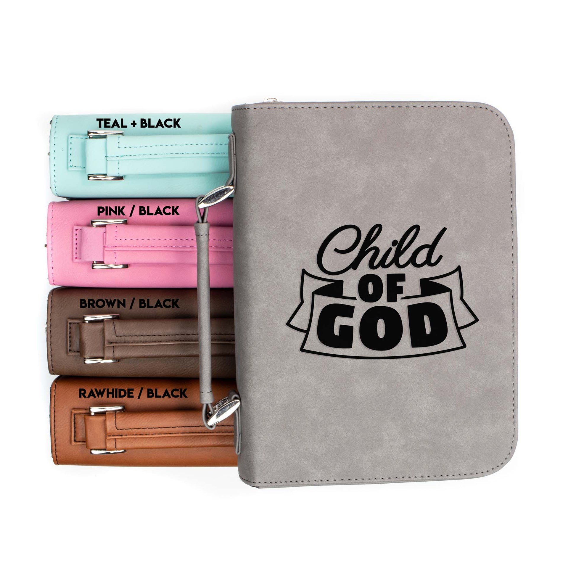 Child Of God Bible Cover | Faux Leather With Handle + Pockets